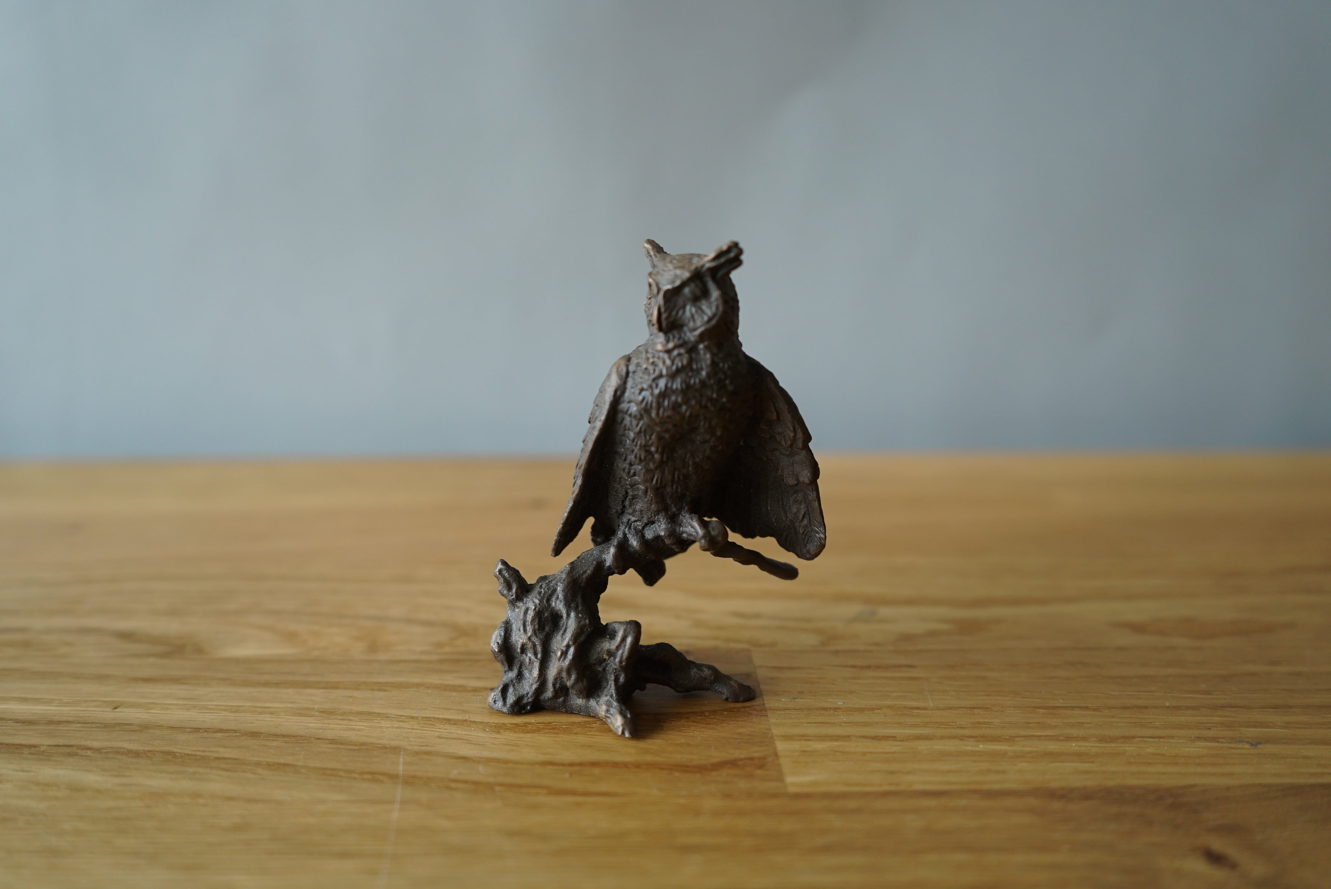 Metal Owl Statue