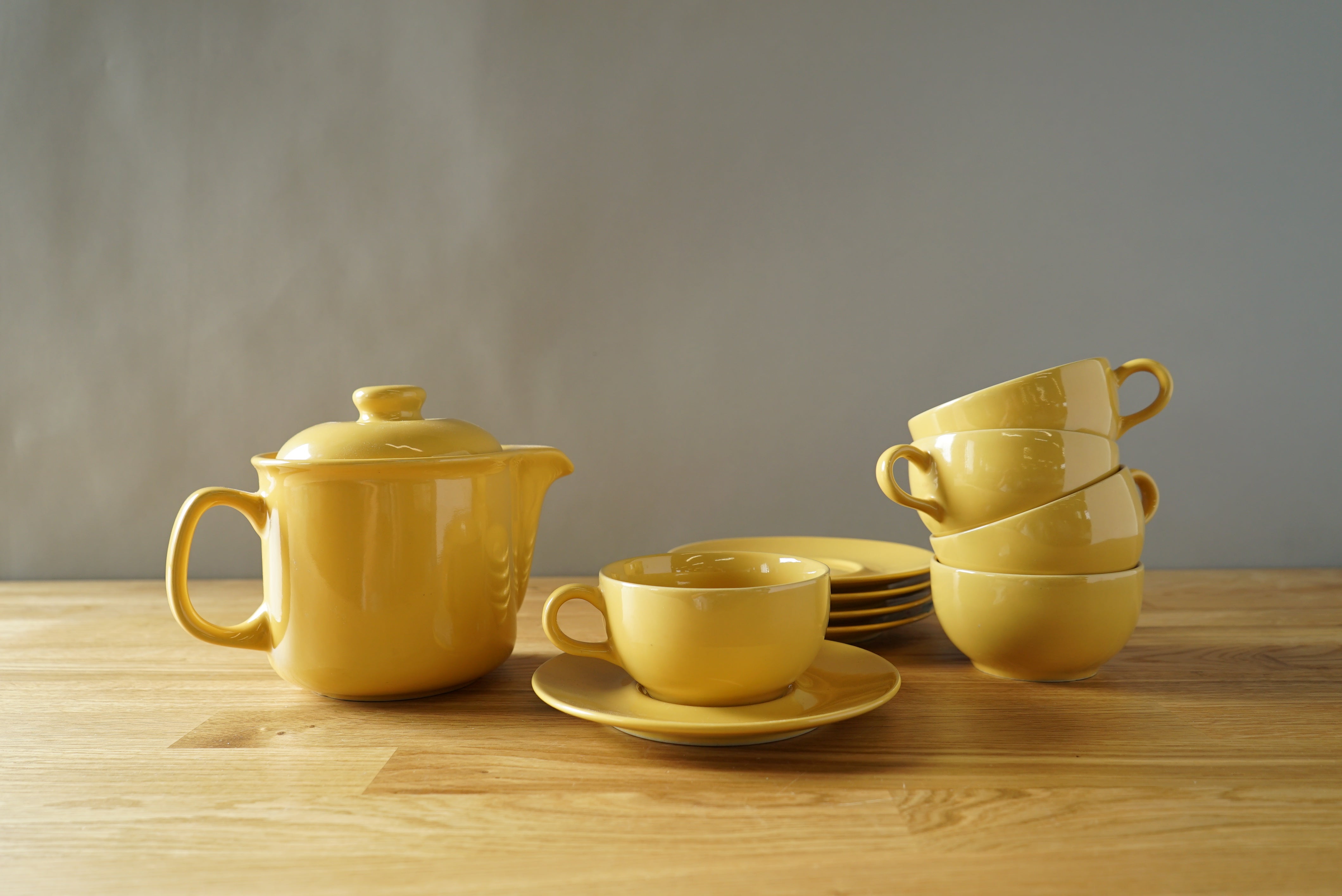 Yellow Tea Set