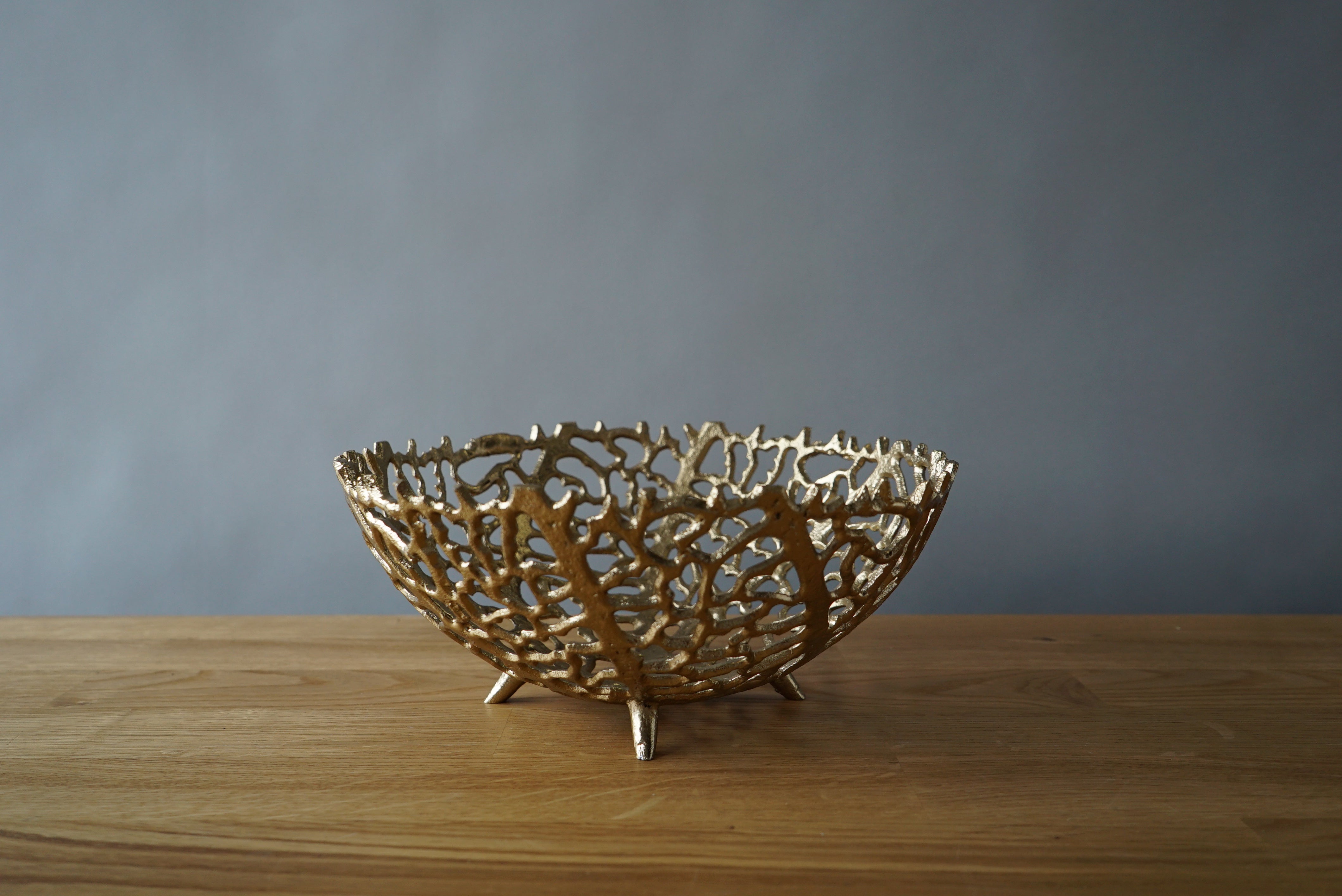 Gold Fruit Bowl