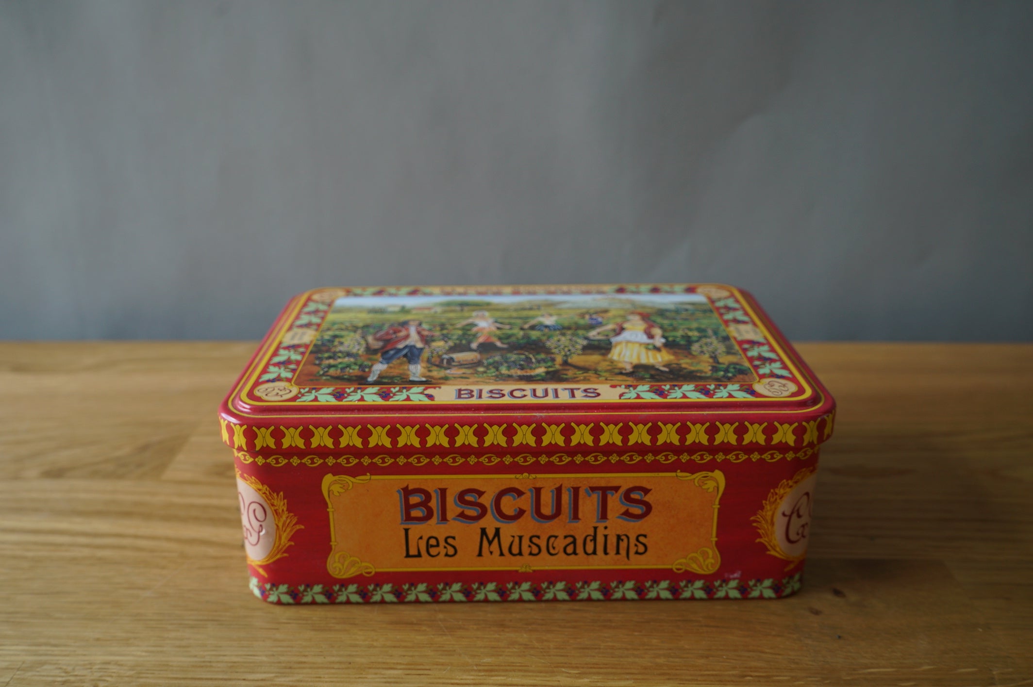 Vintage Biscuit Container