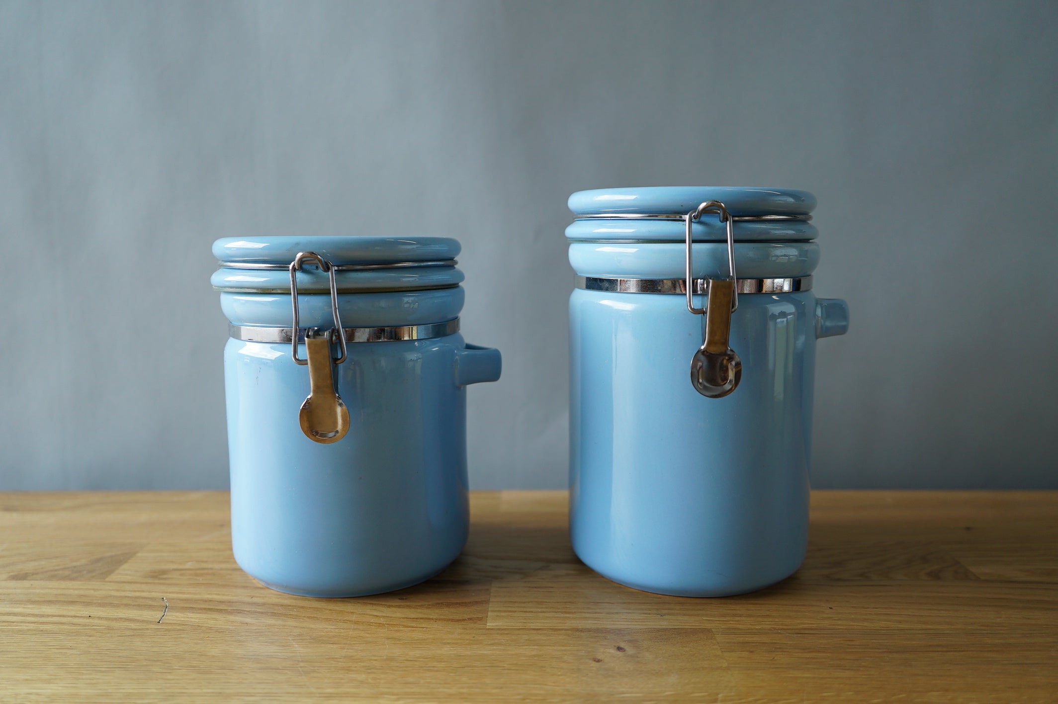 Blue Canister Set