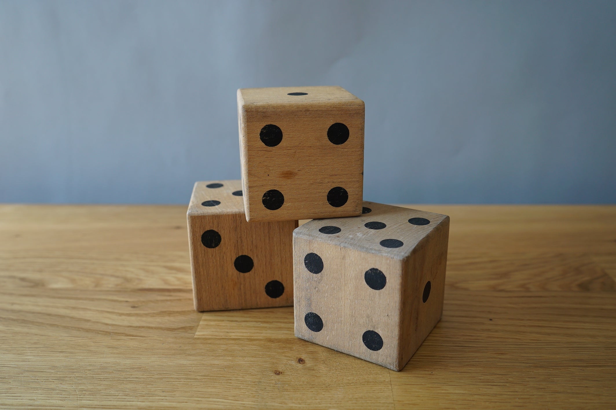 Wooden Dice Set