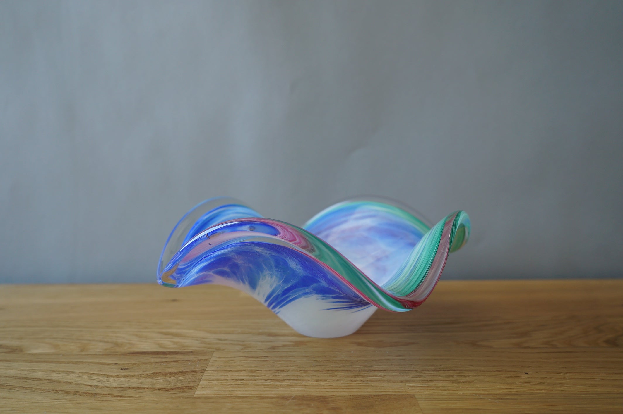 Multi-Coloured Glass Bowl