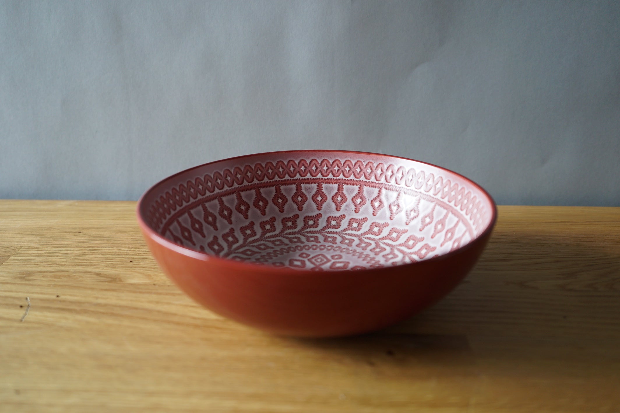Red Serving Bowl