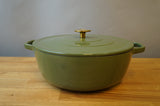 Green Cast Iron Pot