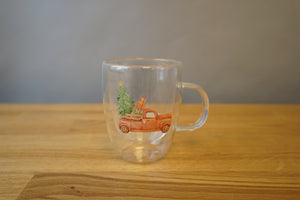 Holiday Glass Mug