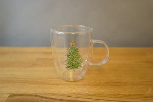 Holiday Tree Glass Mug