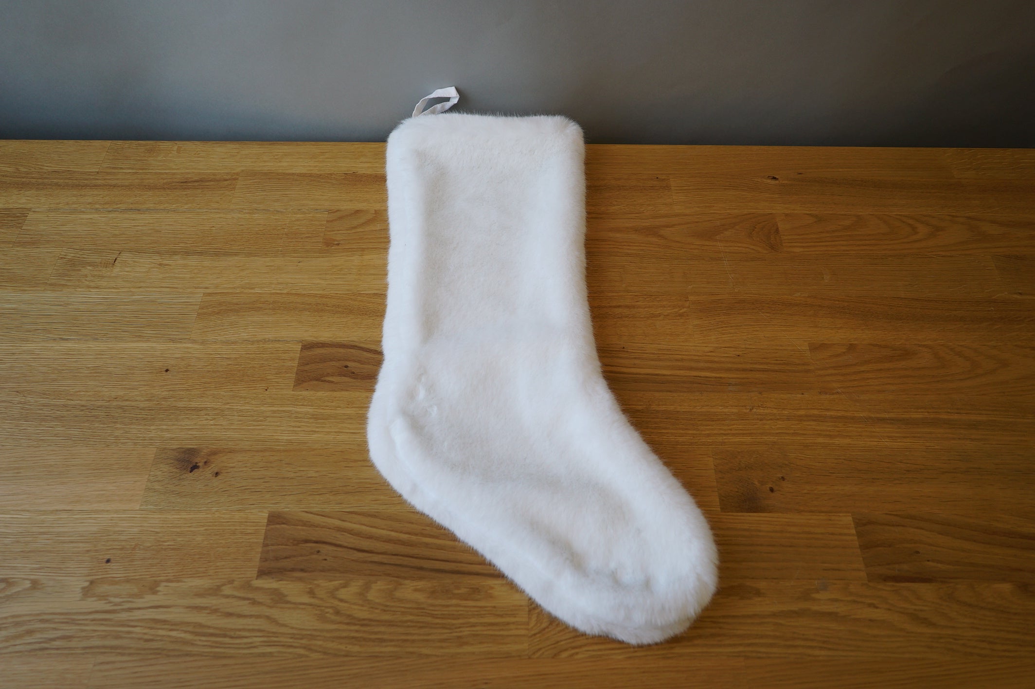White Fur Stocking