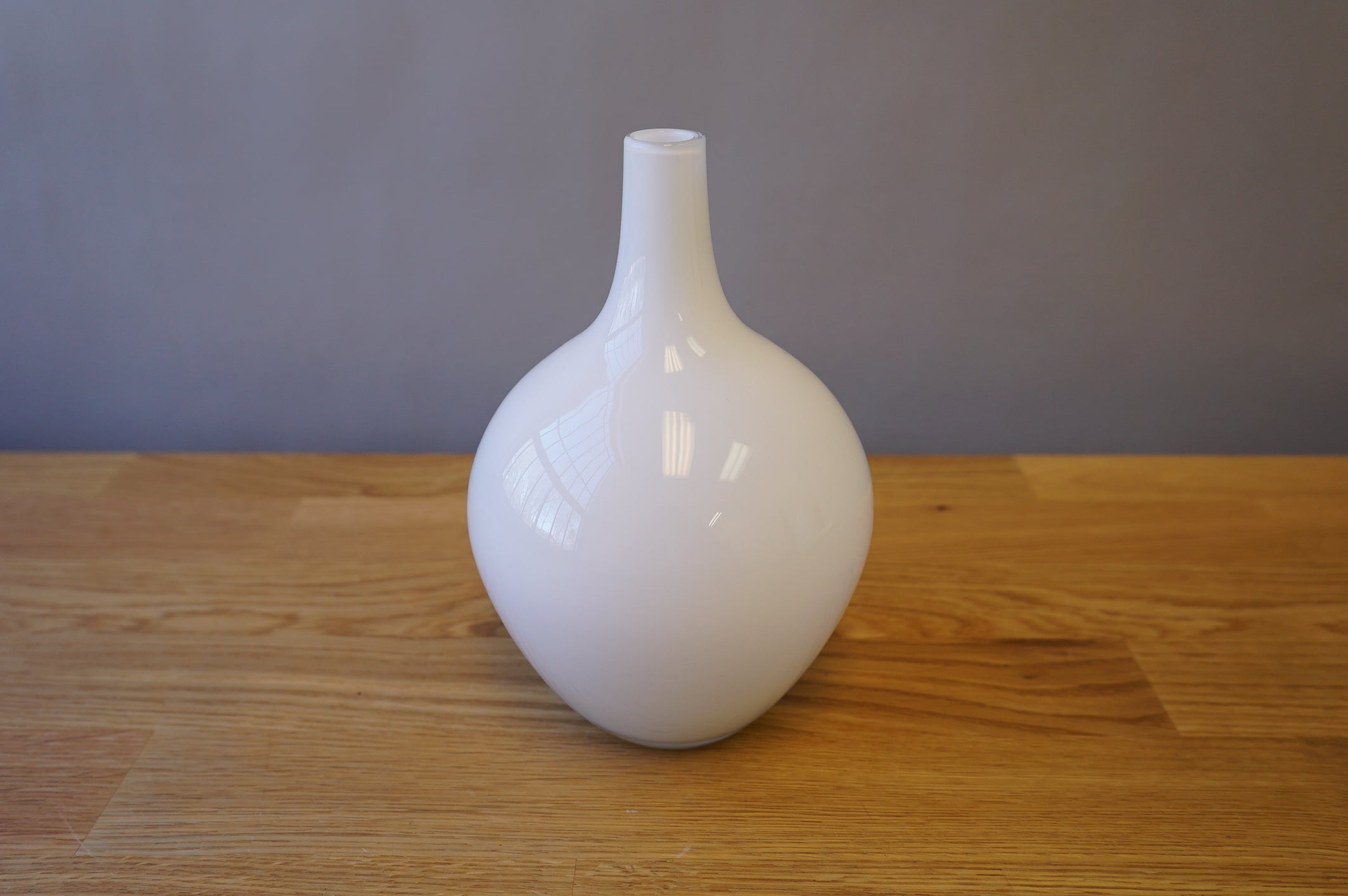 White Bulb Vase