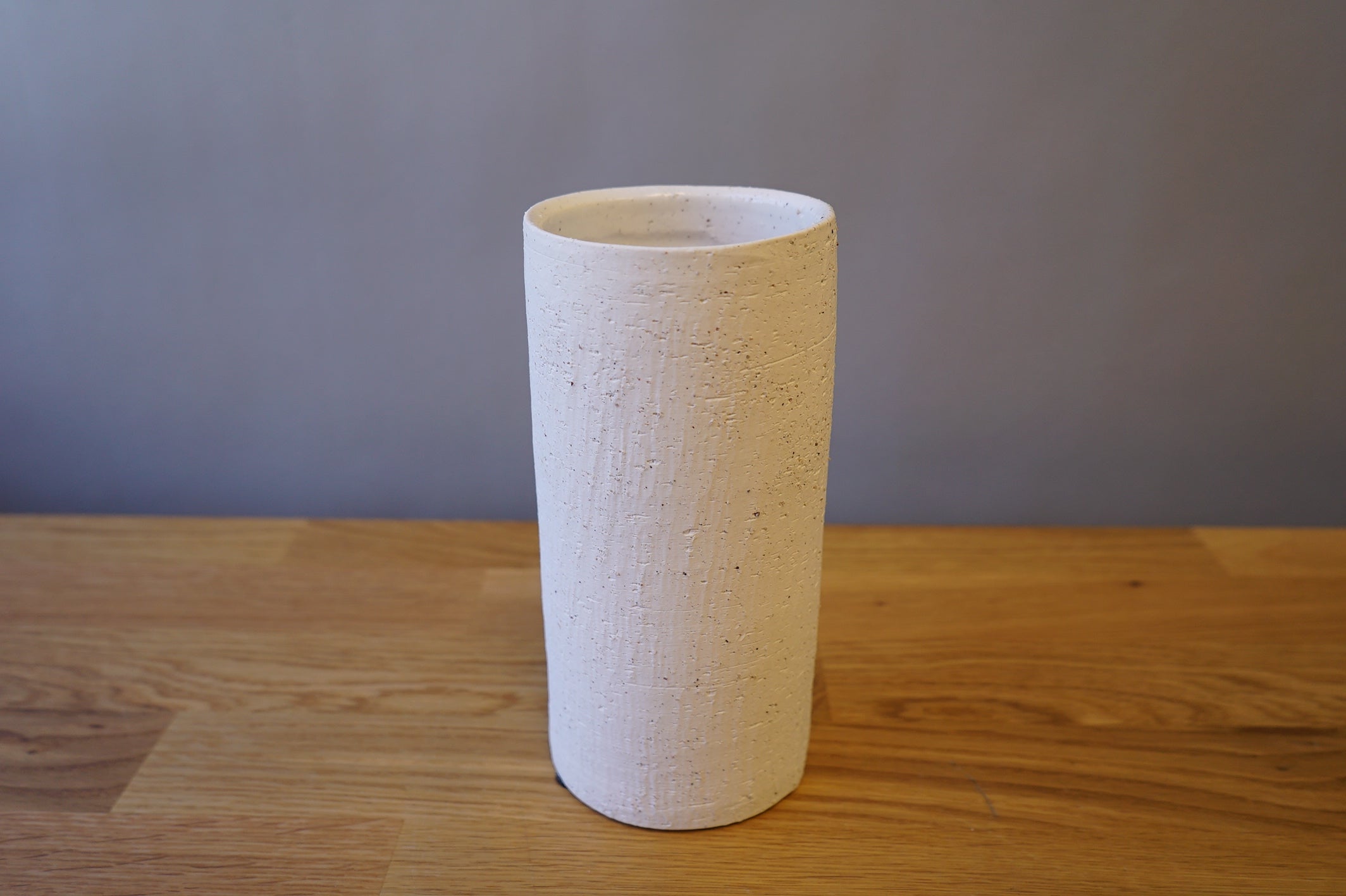 Textured Clay Vase