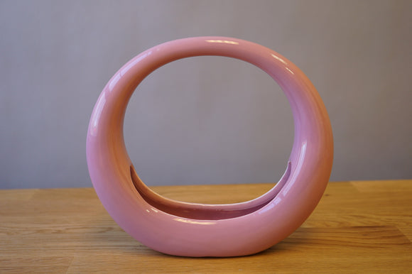 Light Pink Circular Vase