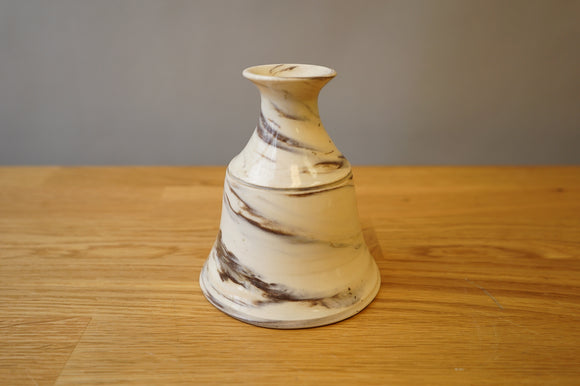 Brown Swirl Vase