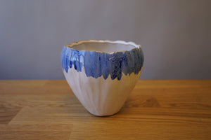 Blue Tapered Pot