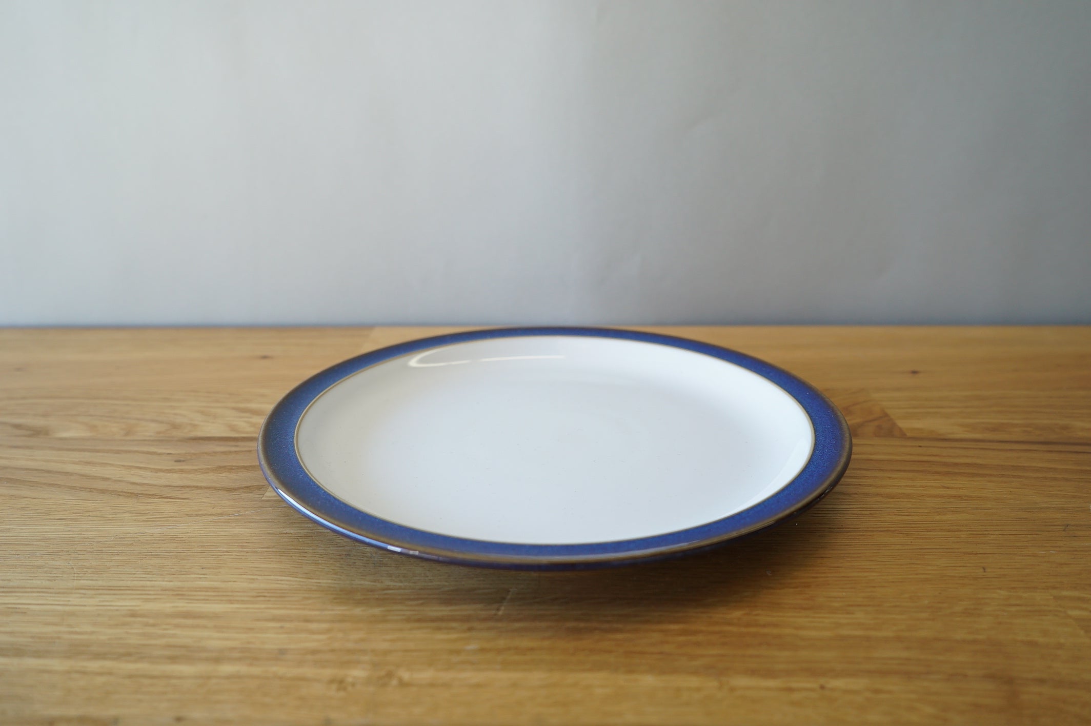 White and Blue Plate