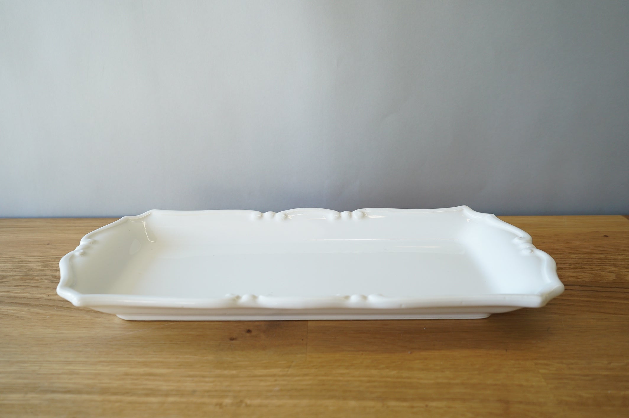 White Serving Platter