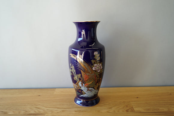 Ornate Blue Vase