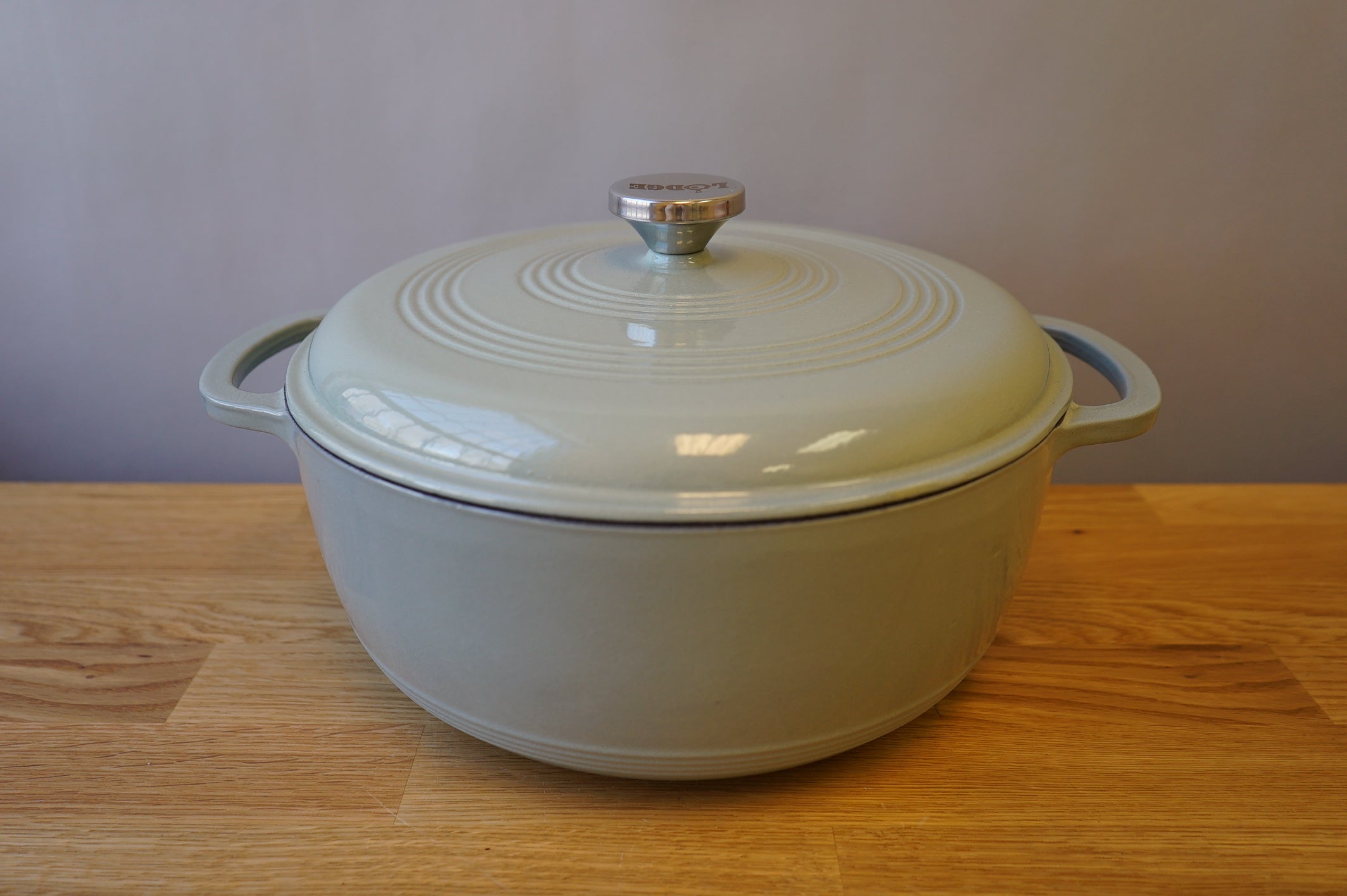 Sea-foam Cast Iron Pot