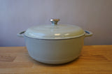Sea-foam Cast Iron Pot