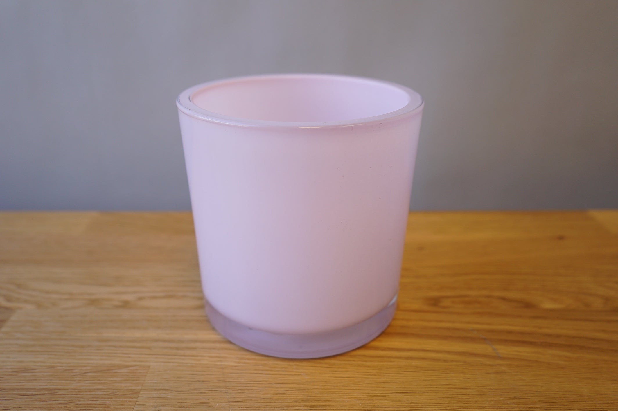 Pink Glass Pot