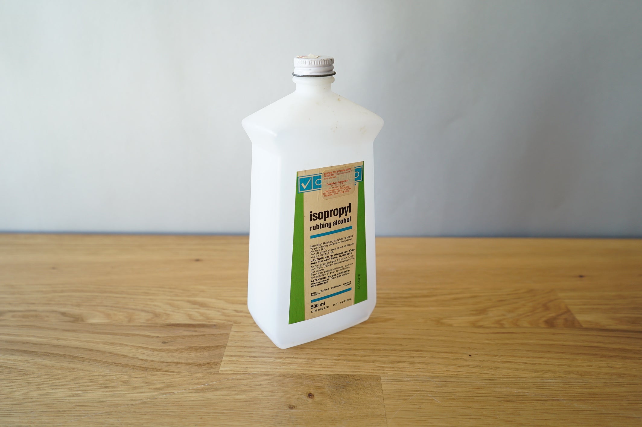 Rubbing Alcohol Bottle