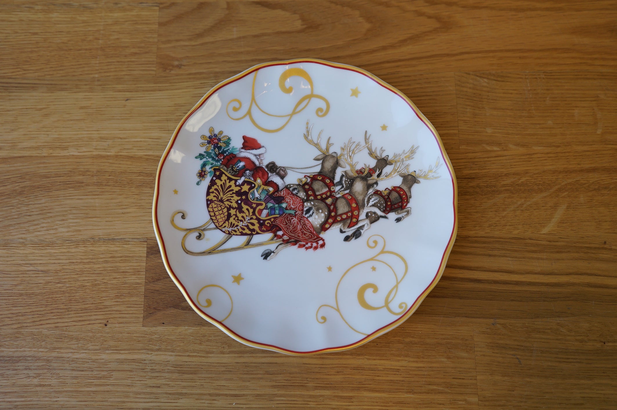 Holiday Santa Plate