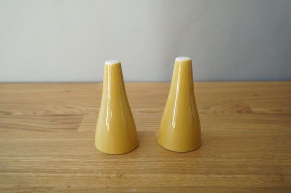 Yellow Salt and Pepper Shakers
