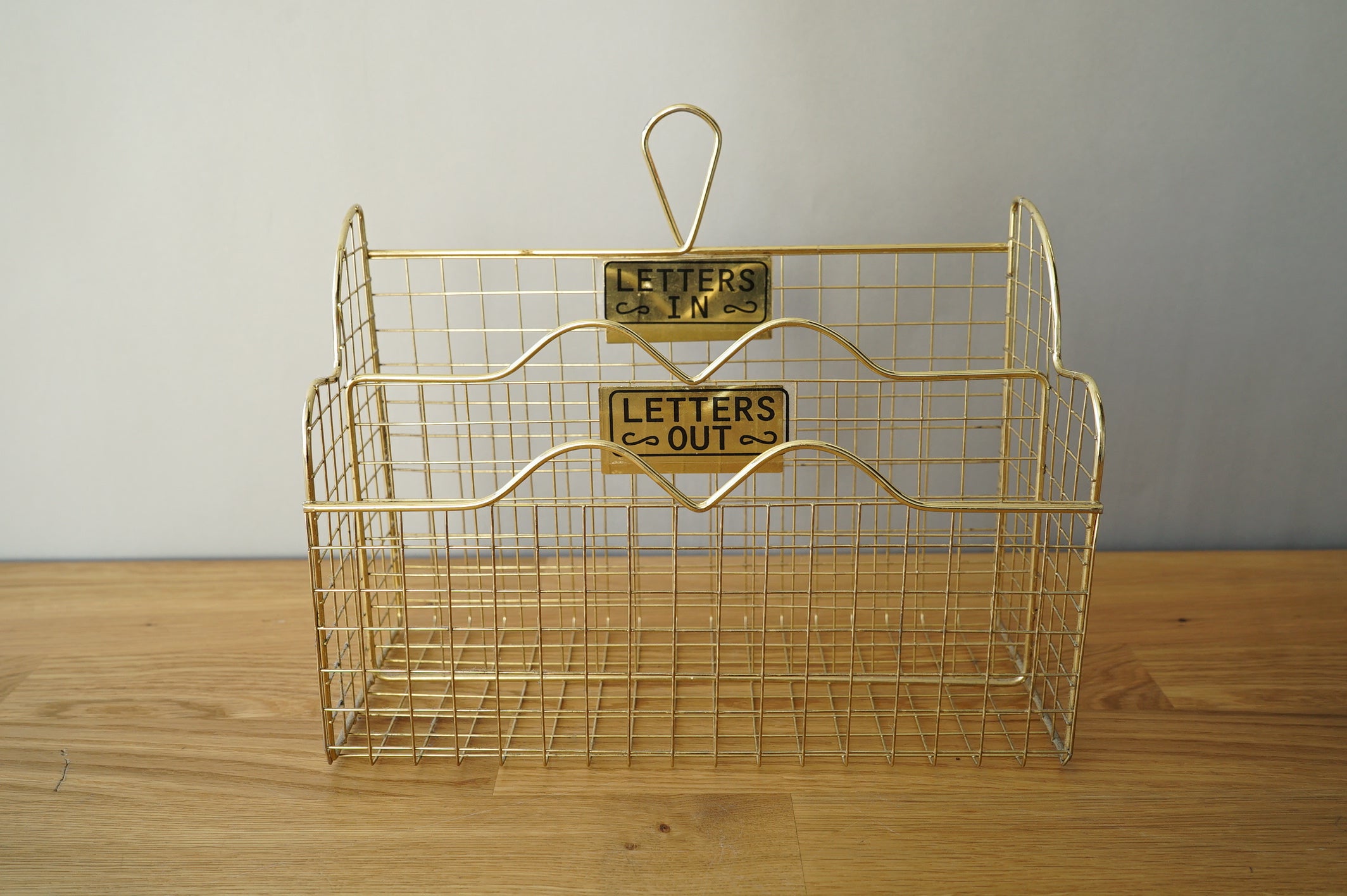 Gold Letter Tray