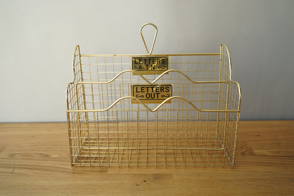 Gold Letter Tray