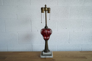 Vintage Glass Lamp