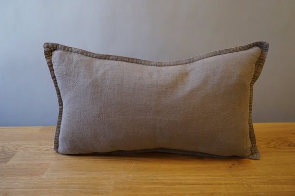 Grey Linen Pillow