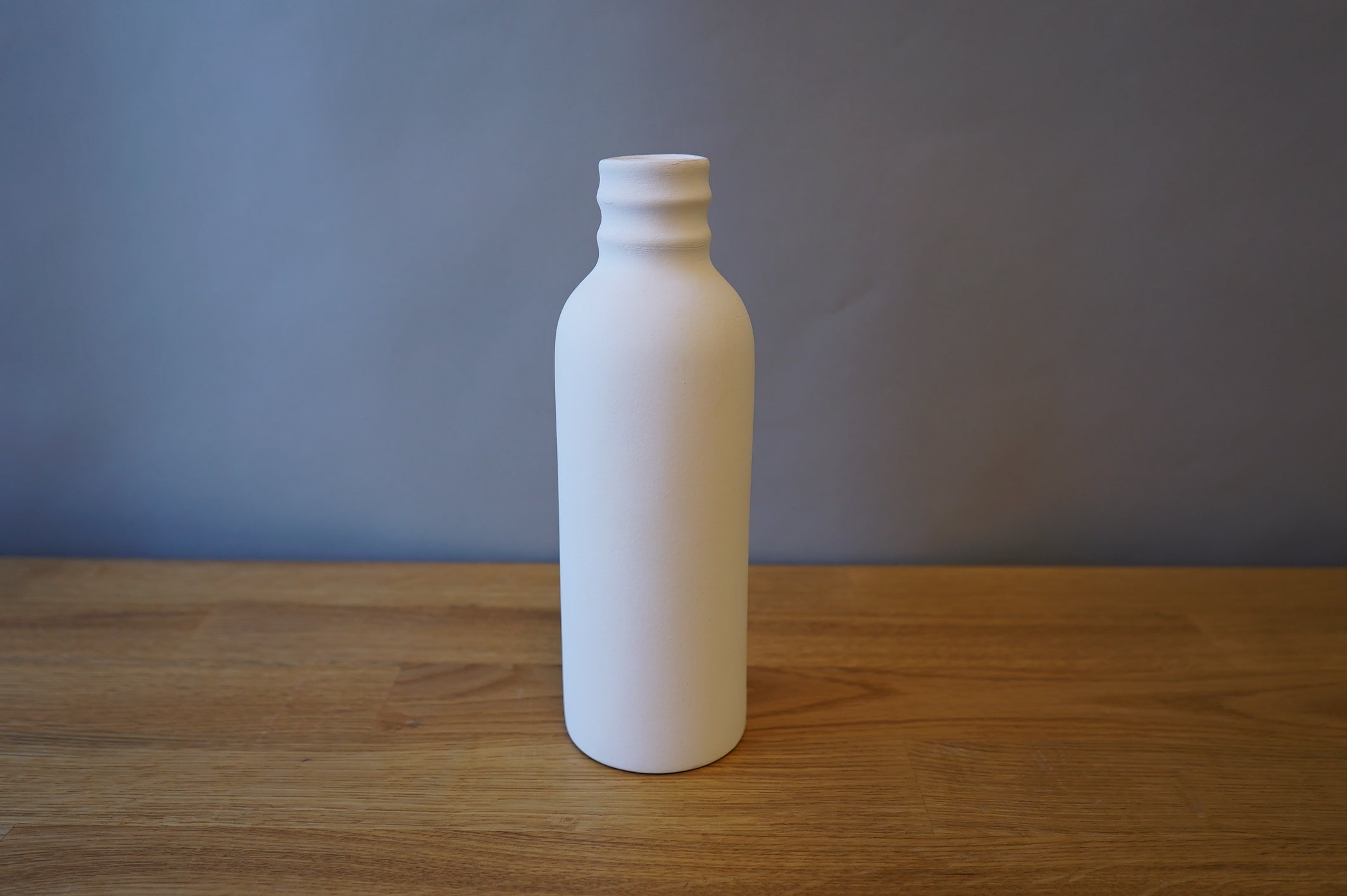 White Painted Vase - Tall