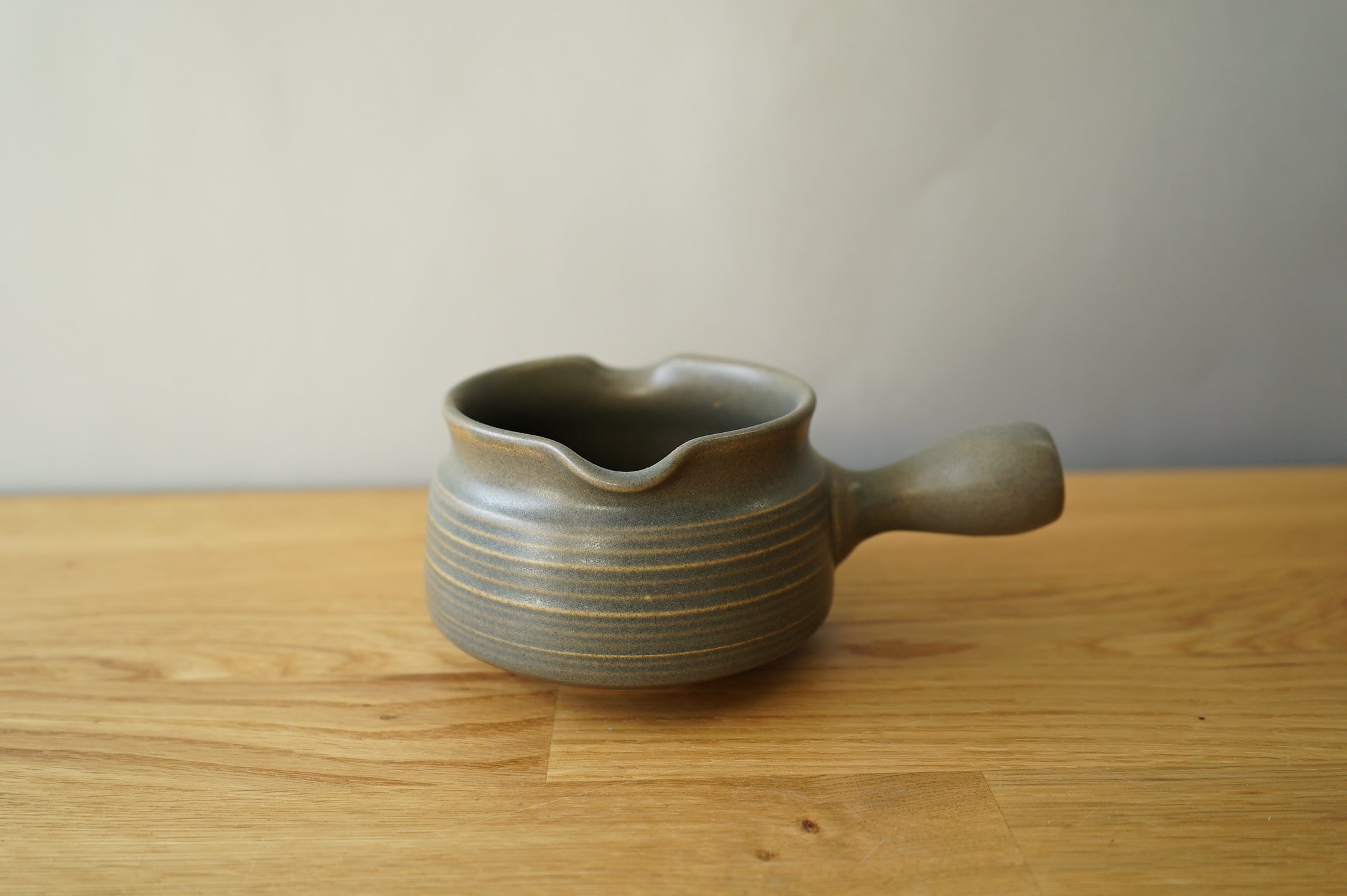 Green Stoneware Bowl