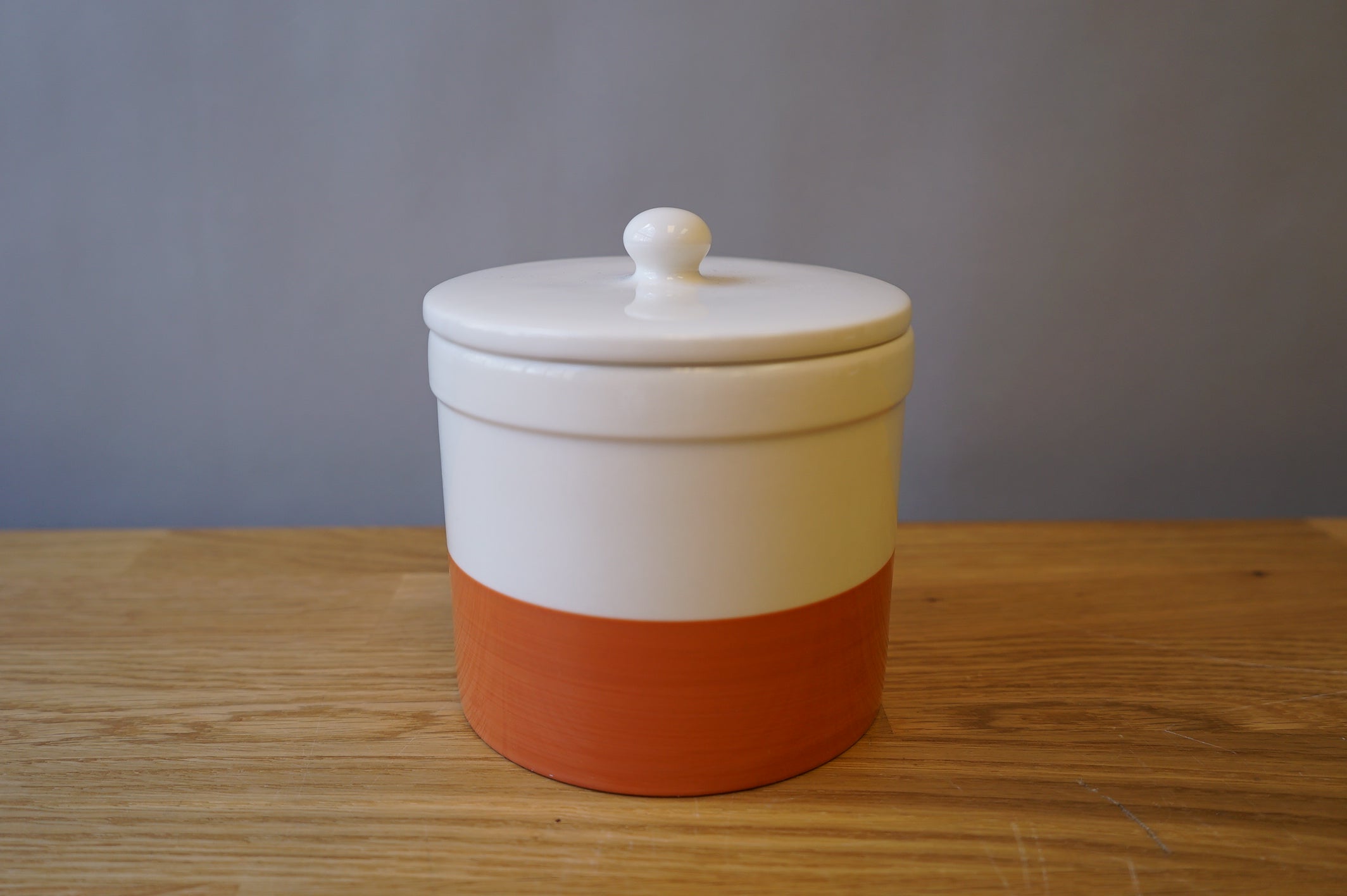 Salmon Kitchen Canister