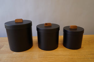 Black Canister Set