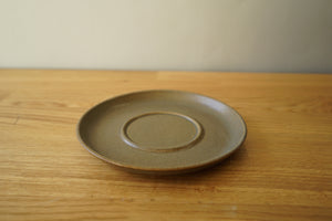 Green Stoneware Plate