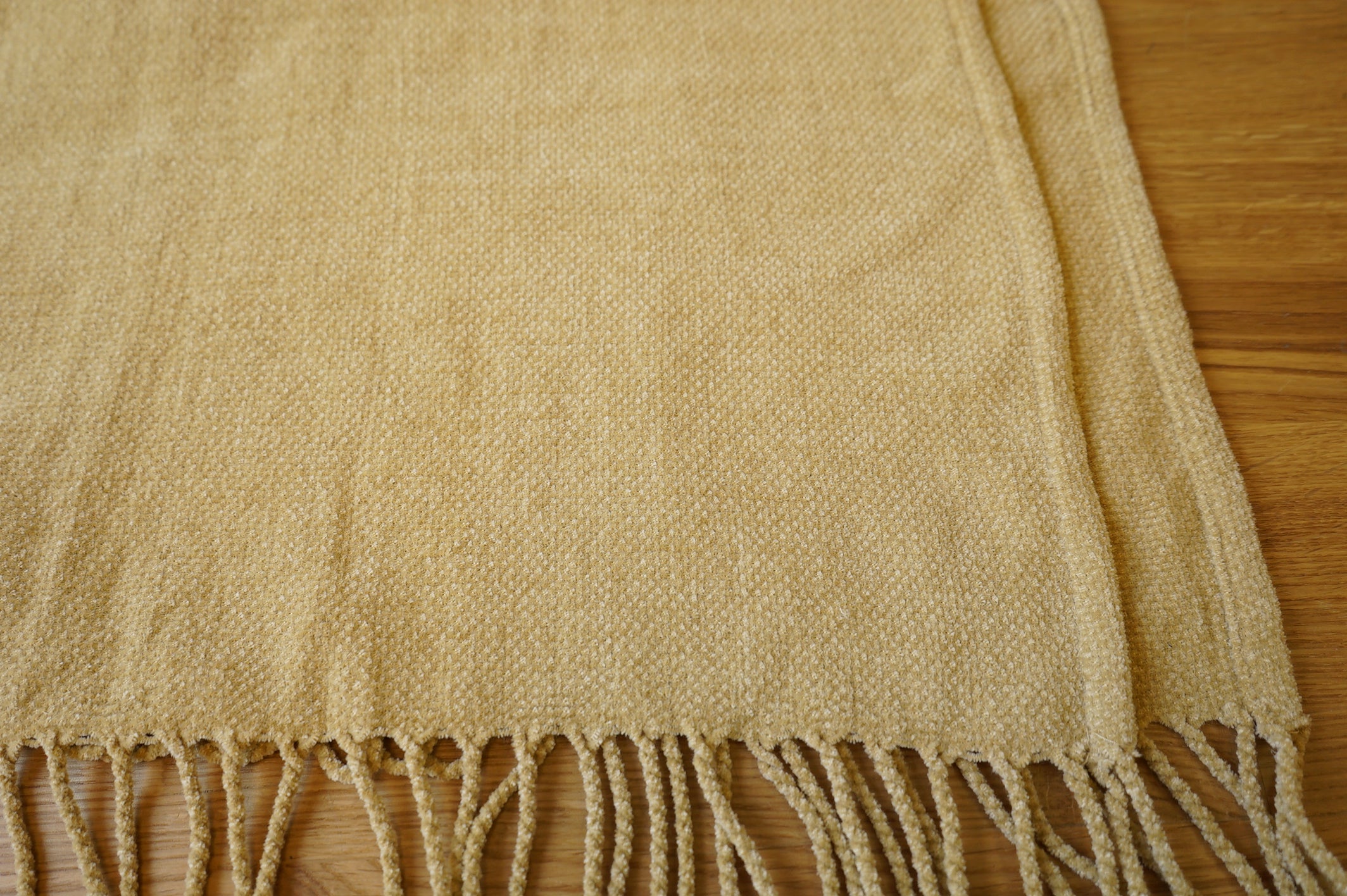 Beige Throw Blanket