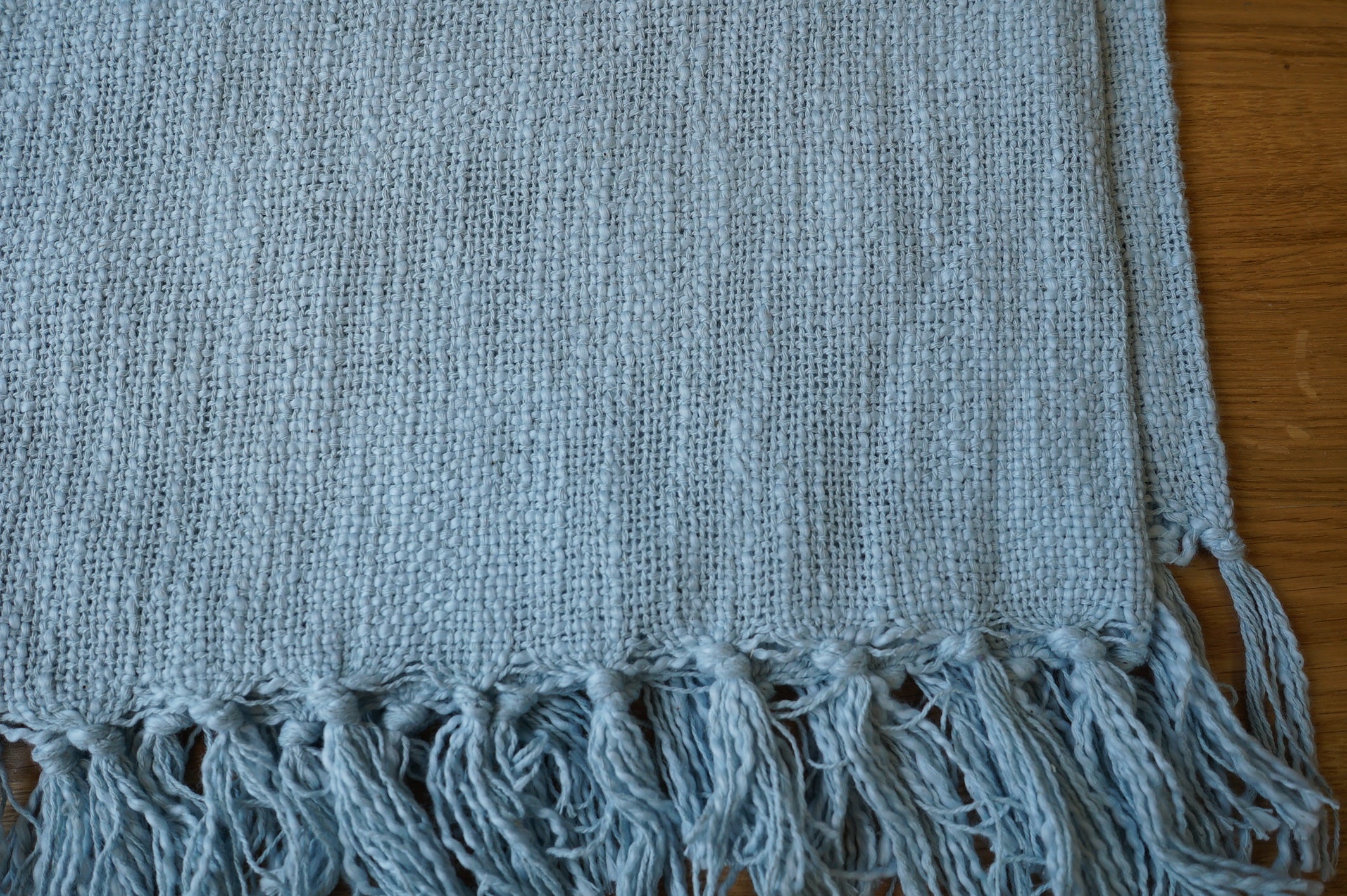 Light Blue Throw Blanket