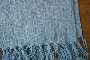 Light Blue Throw Blanket