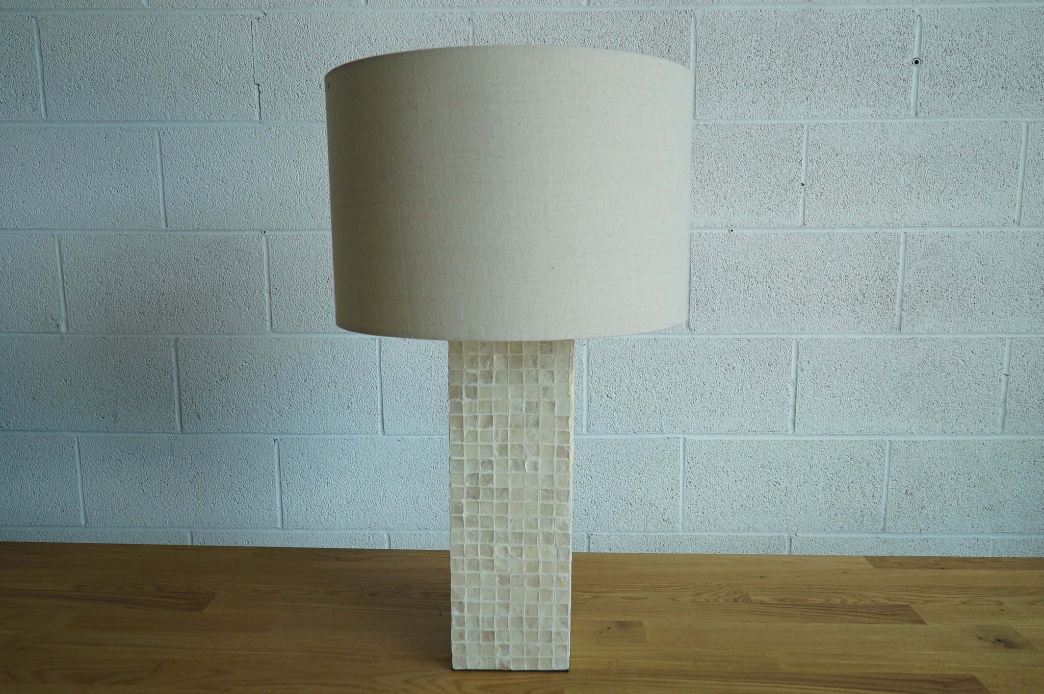 White Tile Lamp