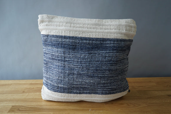White and Blue Pillow