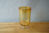 Yellow Glass Vase