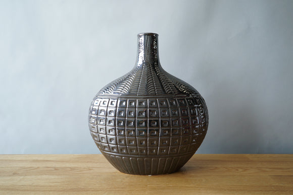 Black Chrome Vase